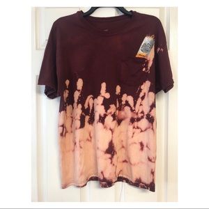 Vintage White Claw Styled Painted Tie Dye Tee